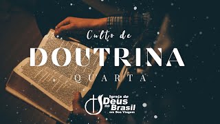 🔴CULTO DE DOUTRINA🔴 - 08/01/2025