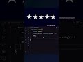 create a star rating with css only #coding #programming #shorts #ytshorts #css #starrating #rating