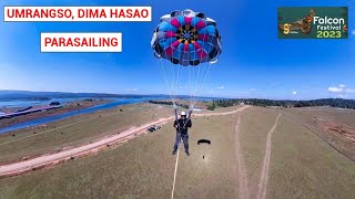 Parasailing at FALCON FESTIVAL 2023, in Umrangso Dima Hasao Assam