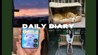 『Della’s Daily Diary』12｜小米mixflip开箱｜好吃减脂鸡胸肉做法｜陪我练琴吧🎹