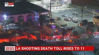 Monterey Park mass shooting death toll rises to 11