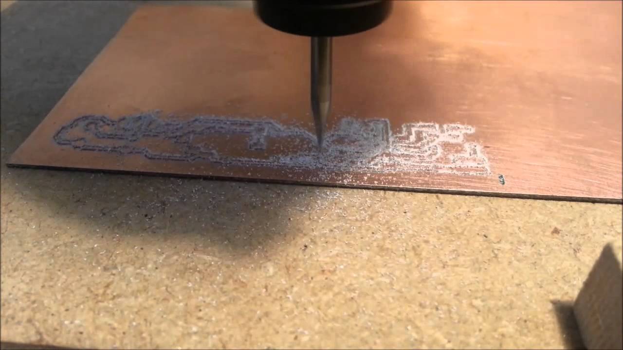 Shapeoko 2 Pcb Height Probing Milling And Drilling Youtube