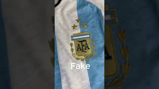 Real $120 Argentina Shirt vs Fake $16 DHGate Shirt