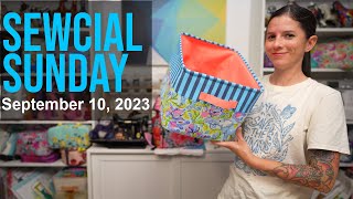 Sewcial Sunday Bag Lab - Quilt as you go strip piecing for a bag