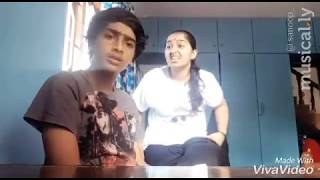 sanusha actress and sanoop dubsmash new