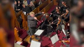 Video of the Day: Guest conductor gives lively performance while leading orchestra