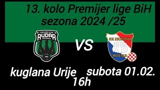 13.kolo PL BiH  KK Rudar Prijedor - KK Zrinjski  Mostar  subota 01.02.2025   16h