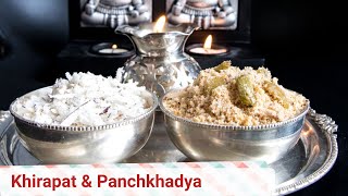 Khirapat \u0026 Panchkhadya Recipe in Hindi,Ganesh Chaturthi Special Prasad Nevedya, खिरापत पंचखाद्य