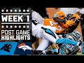 Panthers vs. Broncos | NFL Week 1 Game Highlights