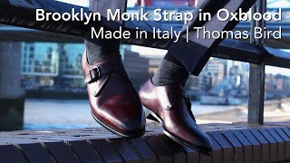 Oxblood Monk Strap, Made in Italy | Thomas Bird