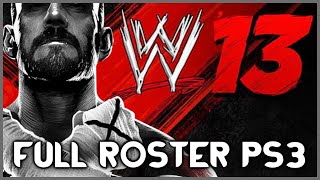 WWE 13 PS3 - Full Roster Including DLC