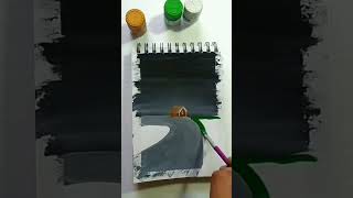 Acrylic painting tutorial for beginners#shorts