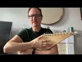 electric kantele in ash wood