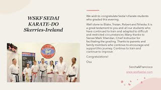 WSKF SEDAI | SEDAI GRADING | KARATE SKERRIES