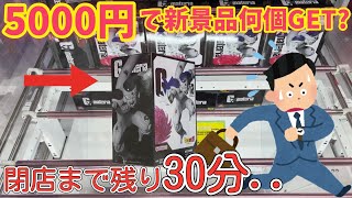 【第1回】5000円で新景品何個取れるのか？やってみた結果【クレーンゲーム】ドラゴンボール ワンピース 東リべなど【万代書店川越】