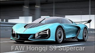 FAW Hongqi S9 Supercar - V8T hybrid power system