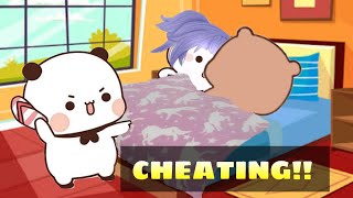 Peachu caught Gomu on bed with another girl😱| Peach Goma || Milkmocha Bear cats | KittensIsland