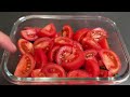 the easiest recipe for the tastiest tomatoes 🍅 a great appetizer for every table