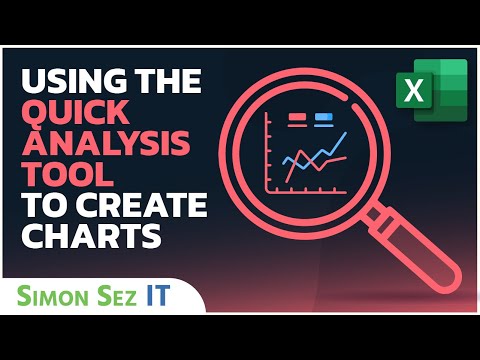 How to Create Charts Using the Quick Analysis Tool in Excel