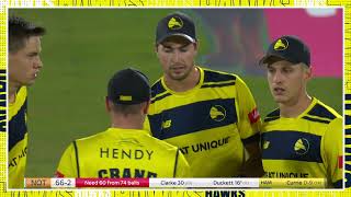 Highlights: Nottinghamshire Outlaws v Hampshire Hawks, Vitality Blast 2021 Quarter-Final