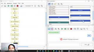Flowgorithm | Algoritma Binary Search