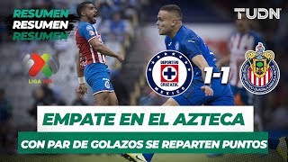 Resumen y Goles Cruz Azul 1 - 1 Guadalajara | Liga MX - Apertura 2019 - Jornada