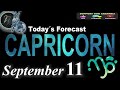 Daily Horoscope CAPRICORN September 11, 2024