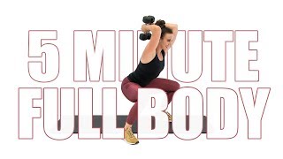 5 Minute Full Body #2 (with dumbbells)