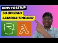 AWS S3 File Upload + Lambda Trigger (Tutorial In Python) - Step by Step Guide