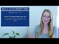 when to use the present tense in french french conjugation course lesson 2