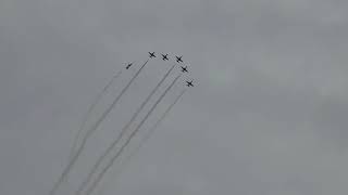 Beautiful aerobatics by PAF Sherdils K-8