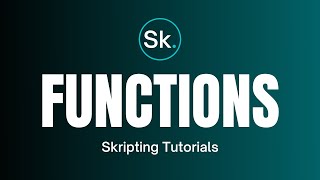 How to use FUNCTIONS with Skript | Skripting Tutorials