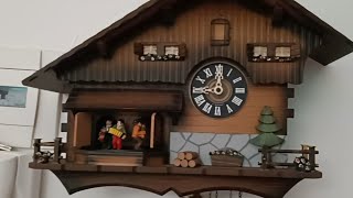 Super Rare cuckoo clock THREE DOORS  vintage E. Schmeckenbecher orologio a cucù rarissimo anni 70