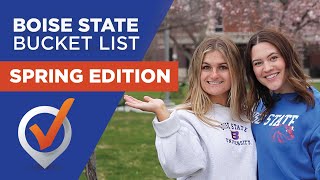 Boise State Bucket List | Spring Edition