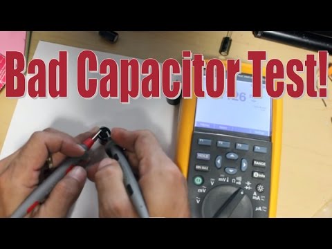 How to Test a BAD Capacitor with a Multimeter on your Power Supply How to Test a BAD Capacitor with a Multimeter on your Power Supply