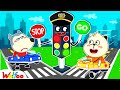 Green Light Go! Red Light Stop! Wolfoo and Bearee Learn Traffic Safety | Wolfoo Family Kids Cartoon