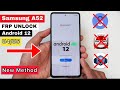 How To Bypass Frp A52 U4 U5 (SM-A525F) Frp Google Account Bypass Android 12 Without Pc / No ADB