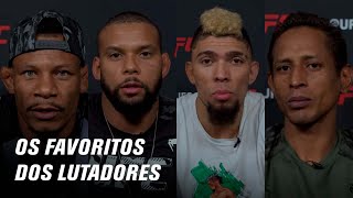 Brasileiros do UFC Vegas 38 elegem os seus favoritos