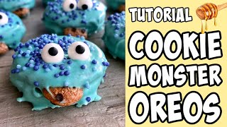 How to make Cookie Monster Oreo! tutorial