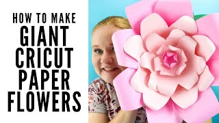 Cricut Paper Flowers: Making Giant Flowers with Your Machine