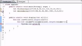 Java Programming Tutorial 34 Table for Multi Arrays YouTube