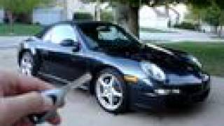 mods4cars SmartTOP for Porsche 911 Carrera Cabrio Convertible 997 - operate the roof with key remote