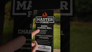 Top 3 Reasons to Have a Master Forge Barrel Charcoal Grill