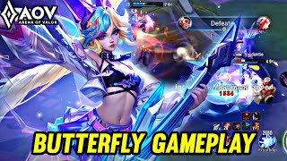 AOV : BUTTERFLY GAMEPLAY | IN JUNGLE - ARENA OF VALOR LIÊNQUÂNMOBILE ROV