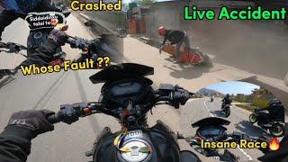 Nuwakot Ride || Crazy Race || Live Accident || Traffic Checking  Escape || YB Vlogs