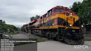 KCSM 4552 y su silbato bombo, KCSM 4904 grabado cerca, y como también KCSM 4900 y KCSM 4907🚂