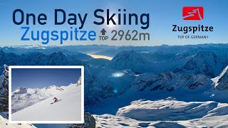 One Day Skiing at the Zugspitze⛷️🏔️Skifahren auf der Zugspitze⛷️Skiing Zugspitze