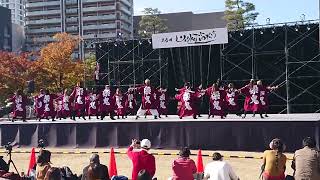 岡山うらじゃ連　楽鬼　YOSAKOI高松祭り2024　中央公園メインステージ2日目1回目