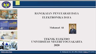 Kuliah Elektronika Daya Pokok Bahasan Rangkaian Penyearah Daya (Power Rectifier) 3 Fasa