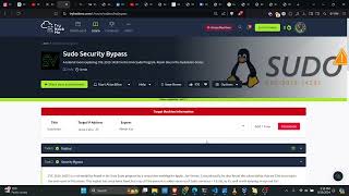 Sudo Security Bypass - CVE-2019-14287 Walkthrough | Tryhackme Labs